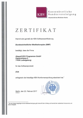 BMP certification