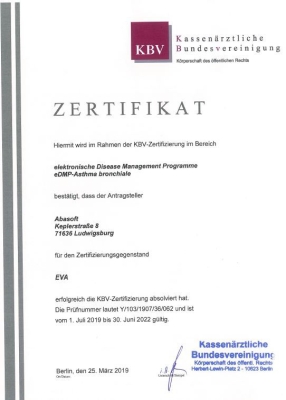 eDMP bronchial asthma